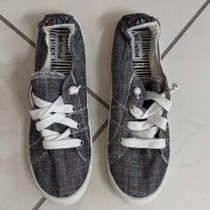 Not Rated Black and White Striped Slip-On new without tags